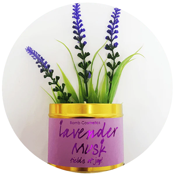 Bomb Cosmetics Lavender Musk Tinned Candle