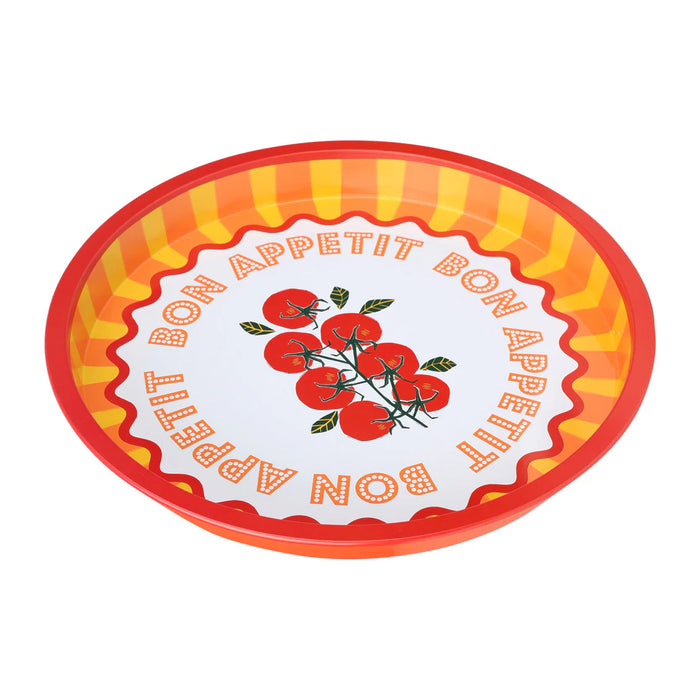 Talking Tables Tomato Tin Tray - 31cm