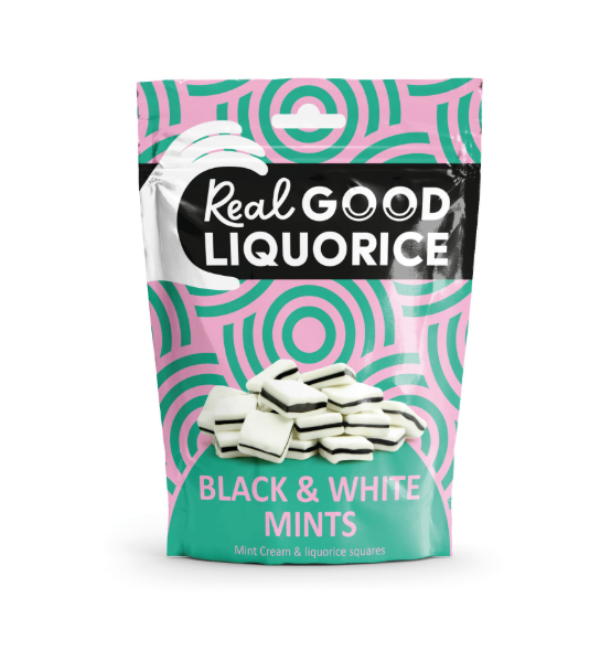 Real Good Liquorice Black & White Liquorice Mints