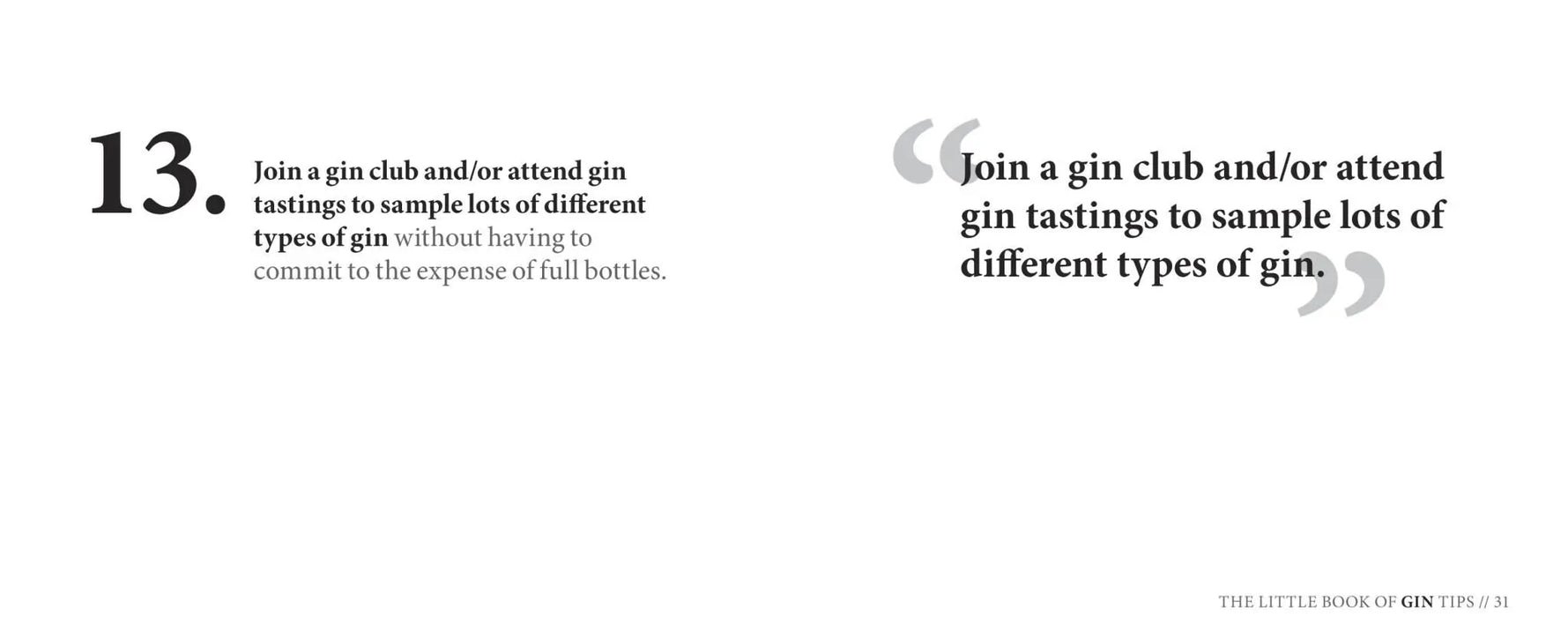 The Little Book Of Gin Tips