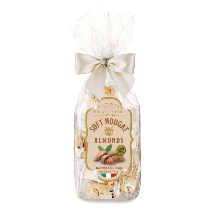 Borgo De Medici Almond Soft Nougat Bites In Bag
