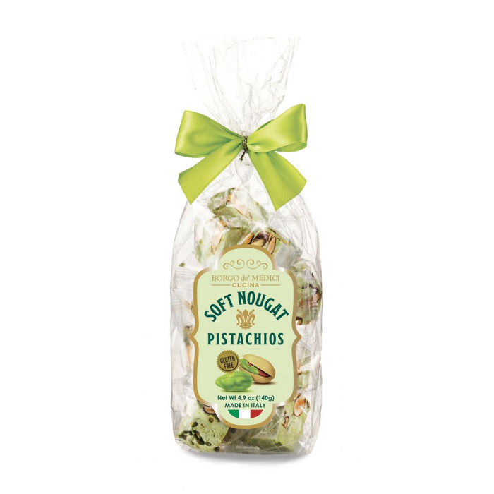 Borgo De Medici Pistachio Soft Nougat Bites In Bag