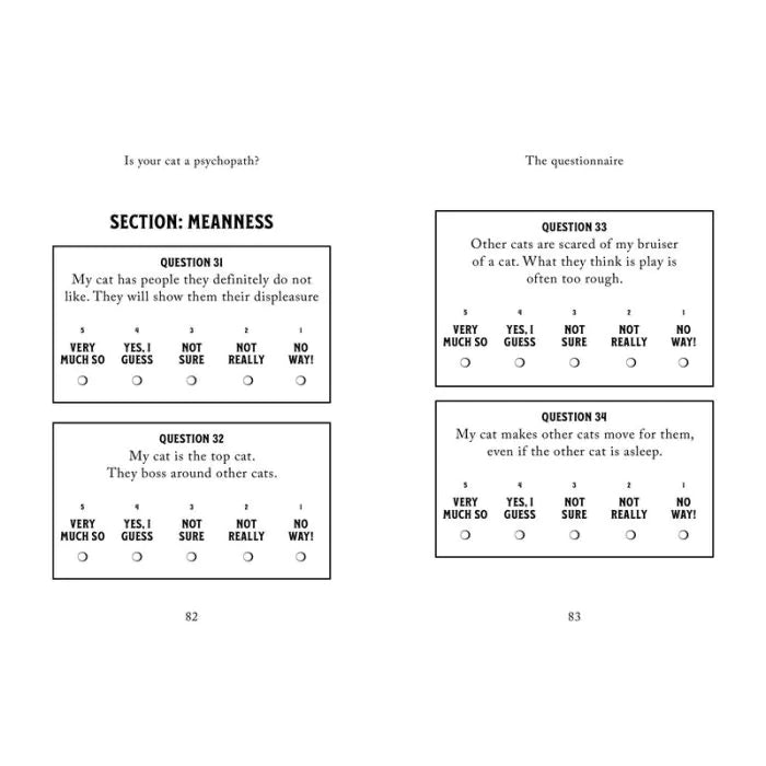 Is Your Cat a Psychopath?