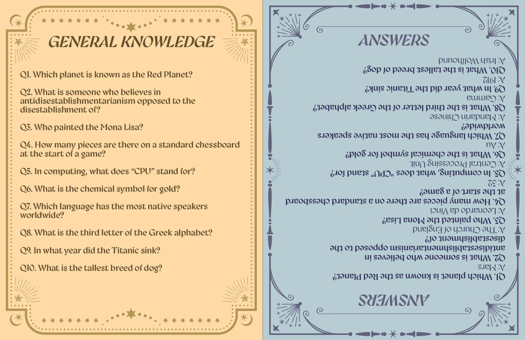 Boxer Become The Ultimate Pub Quizard Book