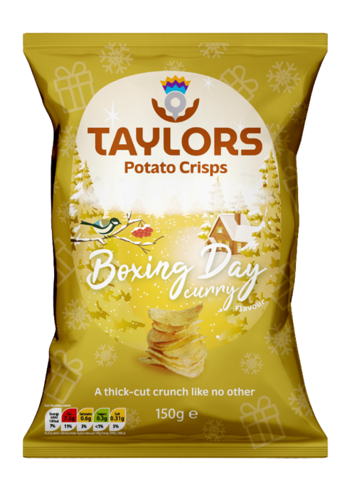 Taylors Boxing Day Curry Flavoured Crisps