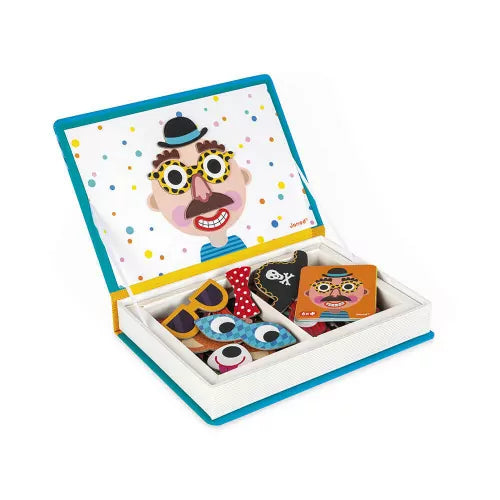 Janod Magneti'Book Boy's Crazy Faces Game