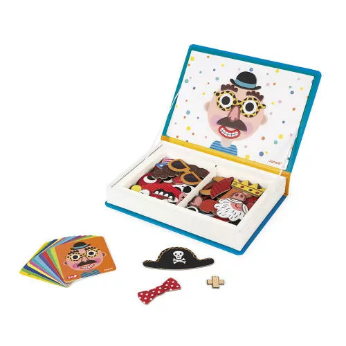 Janod Magneti'Book Boy's Crazy Faces Game