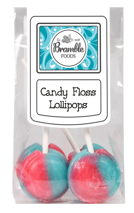 Candy Floss Favoured Lollipops