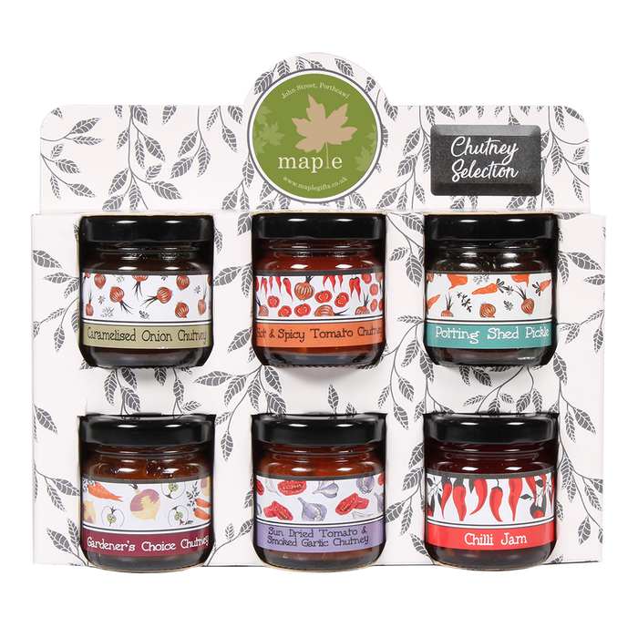 Maple Chutney Mini Pots Gift Pack 6 Piece