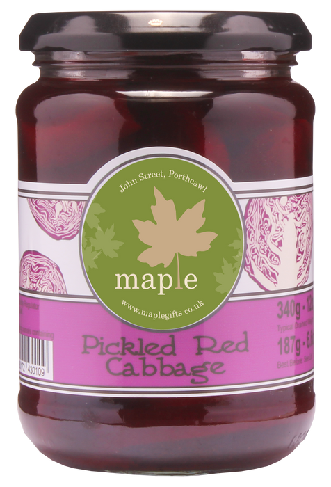 Maple Pickled Red Cabbage