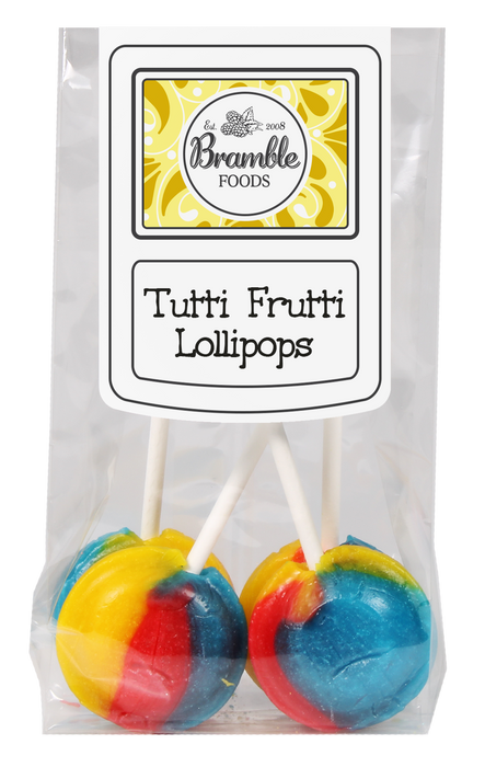 Tutti Frutti Flavoured Lollipops