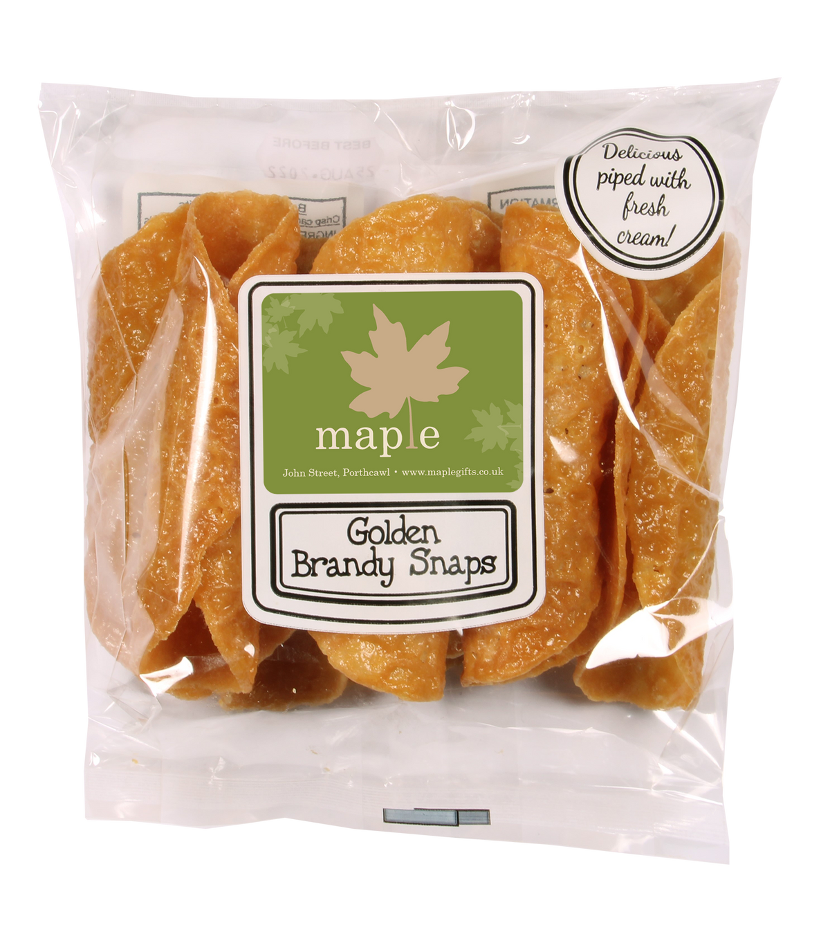 Golden Brandy Snaps — Maple Gifts