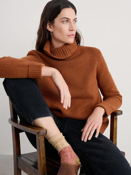 Seasalt Women's Braque Lambswool Jumper In Rusted