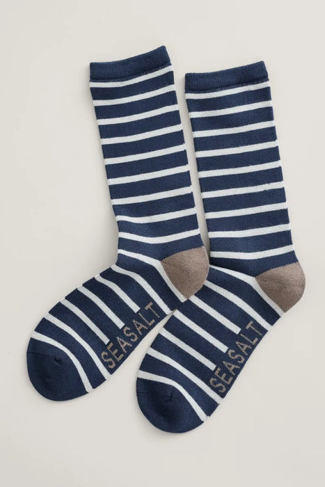 Seasalt Women's Sailor Socks Breton Magpie