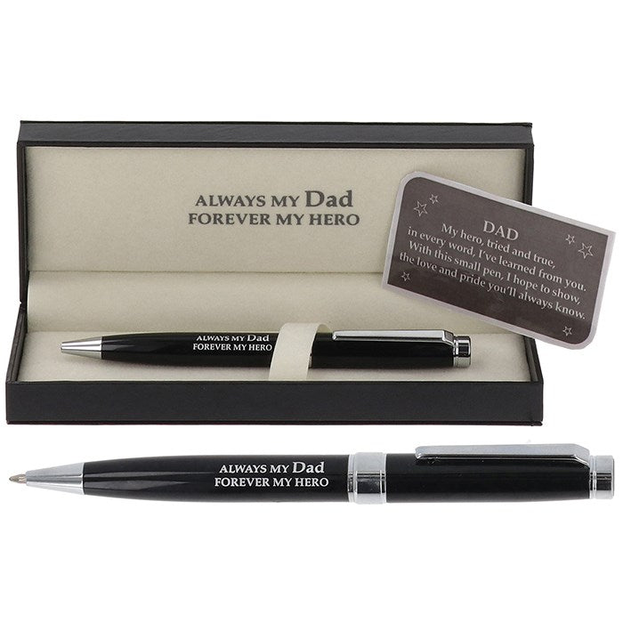 Always My Dad Forever My Hero Bridgewater Boxed Sentiment Pen
