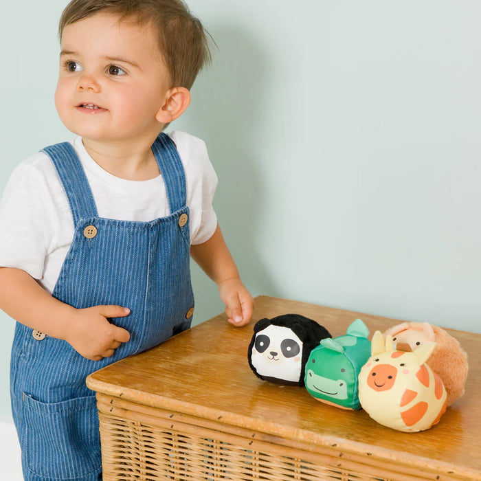 BTL Speedy Monkey Little Big Friends Set Of 4 Jungle Roly Poly Balls