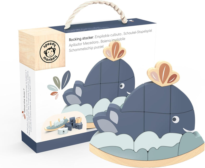 BTL Speedy Monkey Whale Rocking Stacker