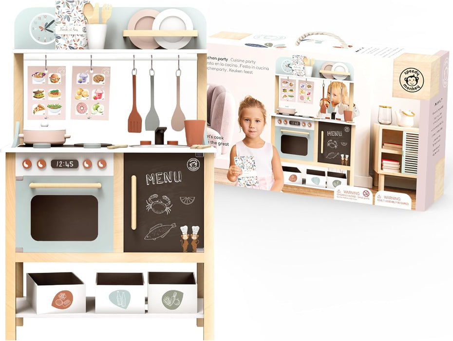 BTL Speedy Monkey Wooden Toy Kitchen