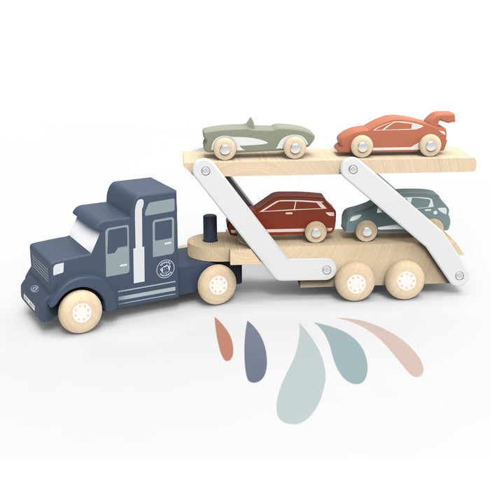 BTL Speedy Monkey Wooden Car Transporter