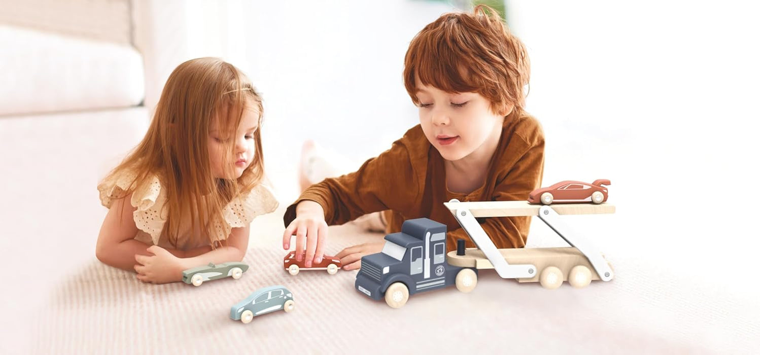 BTL Speedy Monkey Wooden Car Transporter