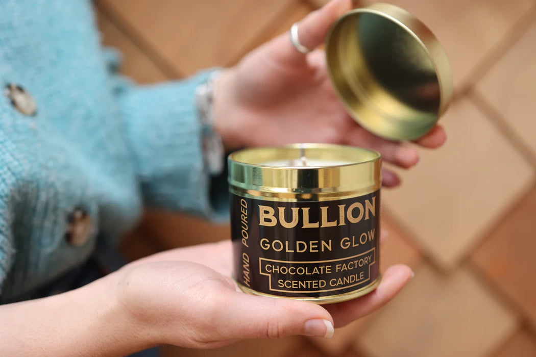 Bullion Chocolate Makers Golden Glow Chocolate Factory Scented Candle