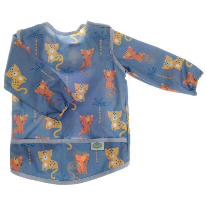 Tigers And Leopards Coverall Feeding Bib