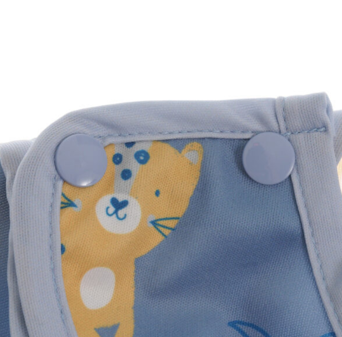Tigers And Leopards Coverall Feeding Bib