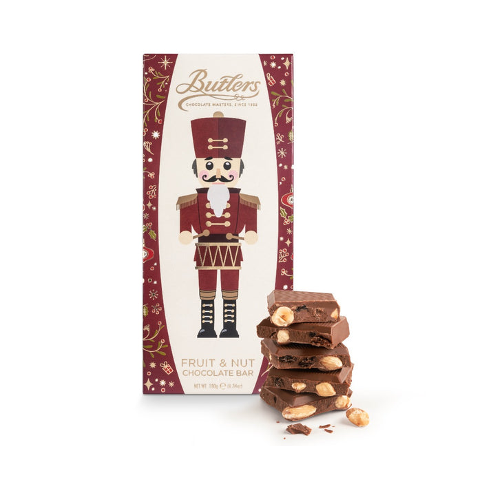 Butlers Nutcracker Fruit & Nut Chocolate Bar 180g