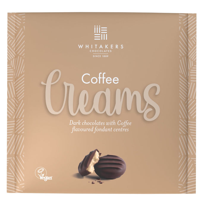 Whitakers Dark Chocolate Coffee Fondant Creams 75g