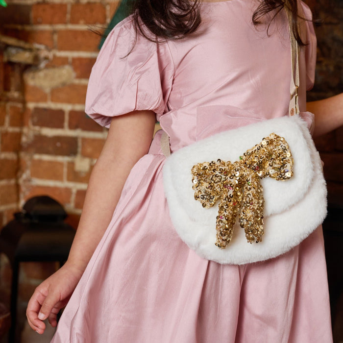 Rockahula Sequin Bow Fluffy Bag