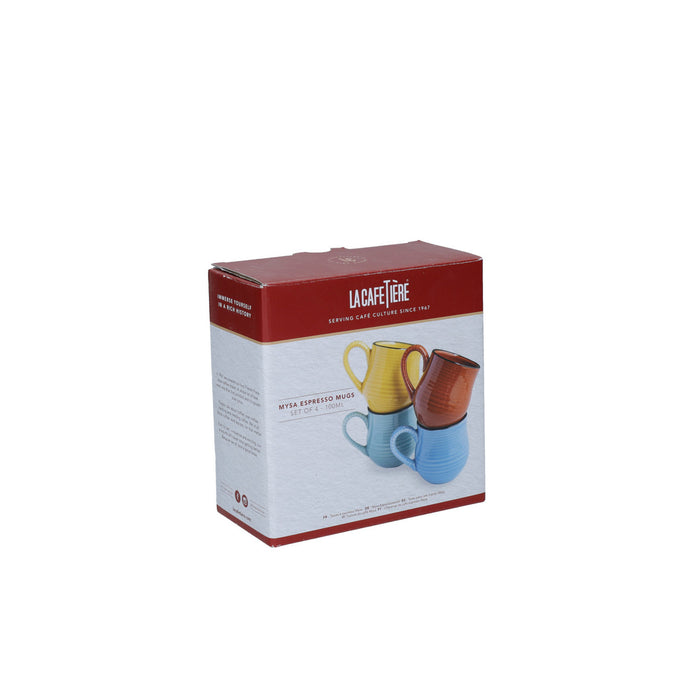La Cafetiere Mysa Ceramic Espresso Mugs - Set of 4