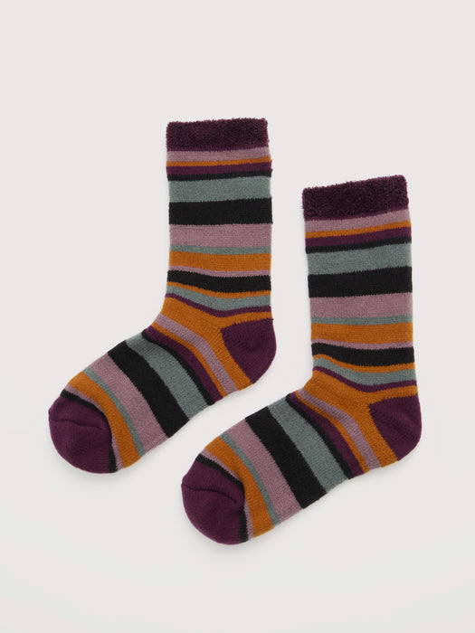 Seasalt Women's Cabin Socks In Concertina Rust Multi
