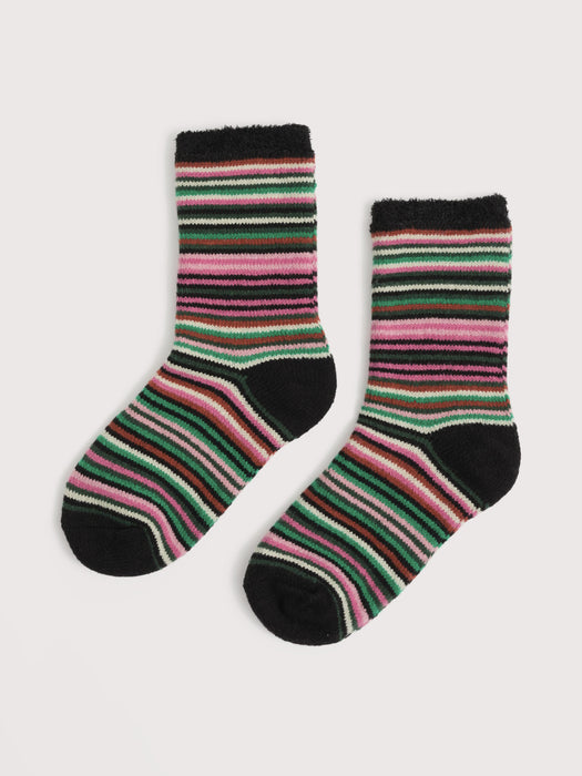 Seasalt Women's Cabin Socks In Ripple Marks Glade Mutli