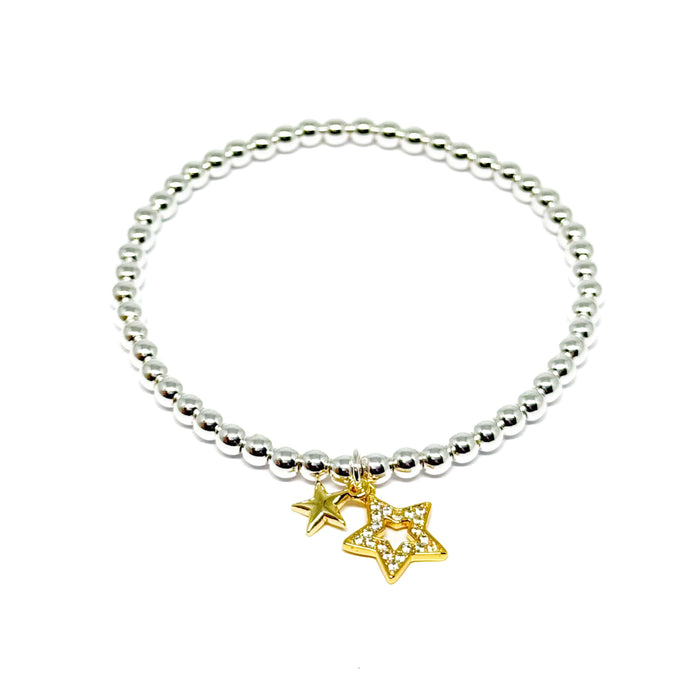 Clementine Calista Star Bracelet - Gold