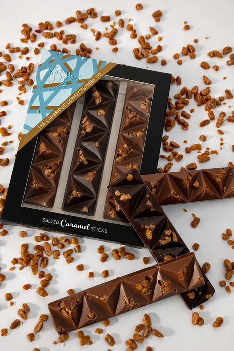 Cambridge Confectionery Co Trio Chocolate Sticks - Salted Caramel Selection