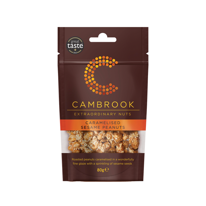 Cambrook Cara Sesame Peanuts 80g 2025