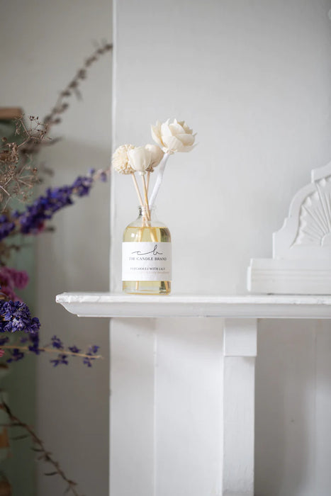 The Candle Brand Dark Honey with Pepper Flower Diffuser