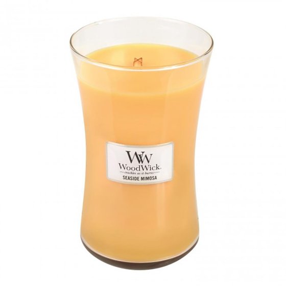 Woodwick Seaside Mimosa Large Hourglass Jar Candle