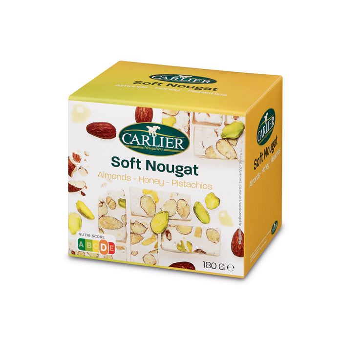 Carlier Honey, Almond And Pistachio Soft Nougat Gift Box