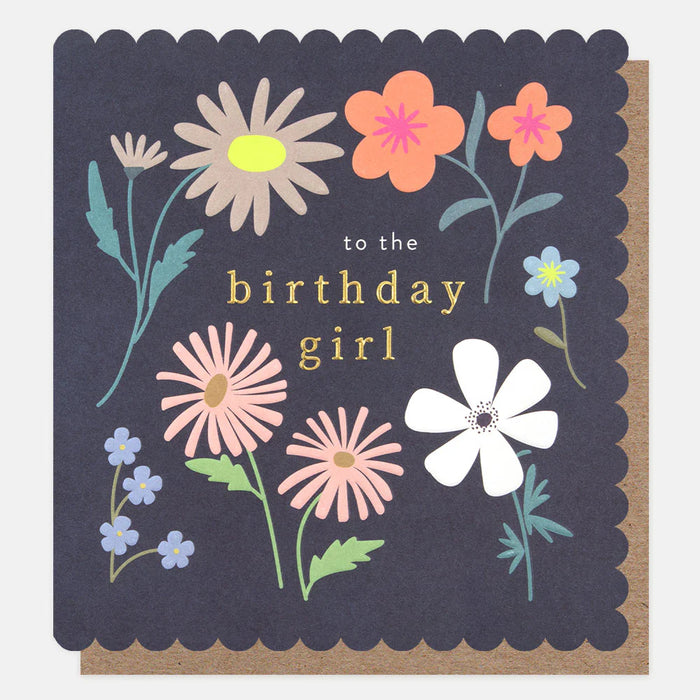 Caroline Gardner Bright Florals Birthday Girl Card