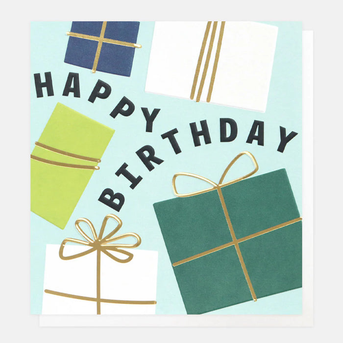 Caroline Gardner Wrapped Presents Birthday Card