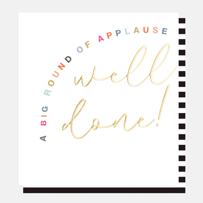 Caroline Gardner A Big Round of Applause Congratulations Card