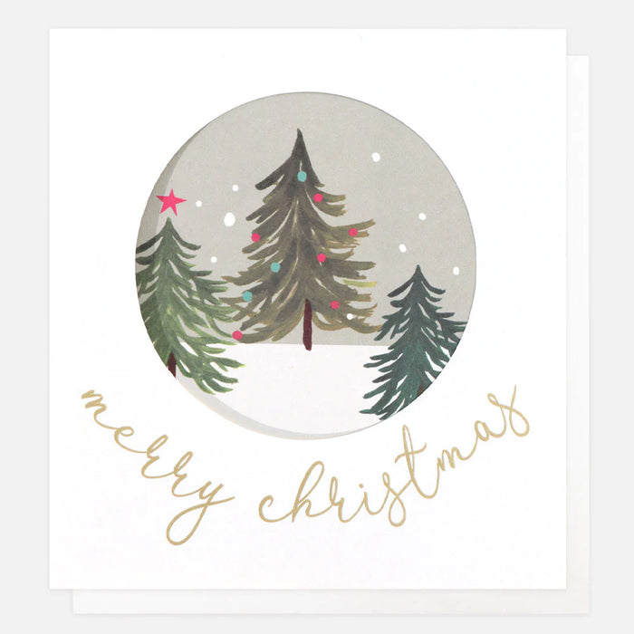 Caroline Gardner Cut Out Trees Christmas Card