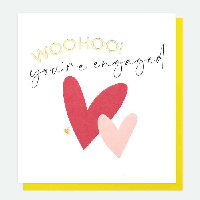 Caroline Gardner Woohoo Hearts Engagement Card