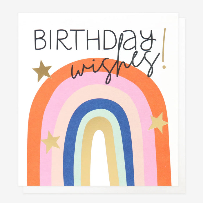 Caroline Gardner Rainbow Wishes Birthday Card