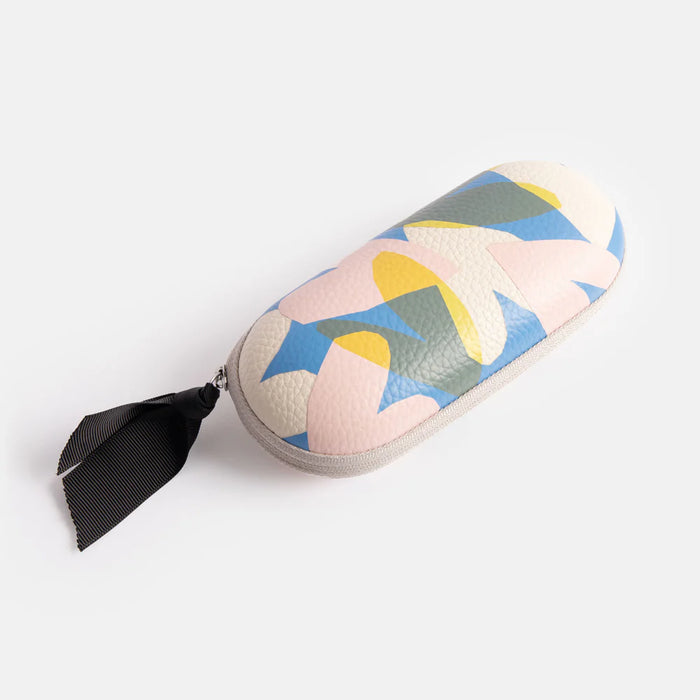 Caroline Gardner Confetti Hearts Zip Around Glasses Case
