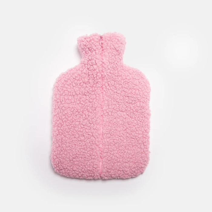 Caroline Gardner Pink/Red Heart Borg Hot Water Bottle