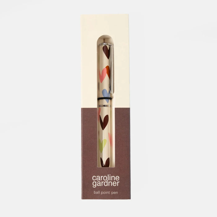 Caroline Gardner Multi Hearts Boxed Pen