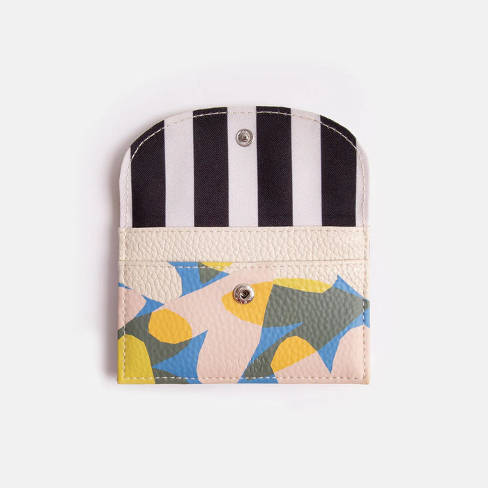 Caroline Gardner Confetti Hearts Card Holder Coin Purse
