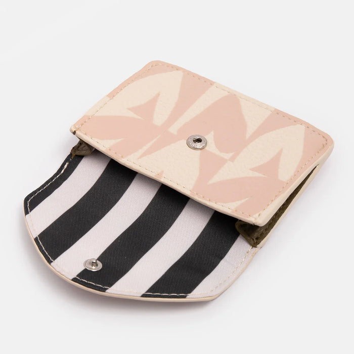 Caroline Gardner Pink Checkmate Hearts Card Holder Purse — Maple Gifts